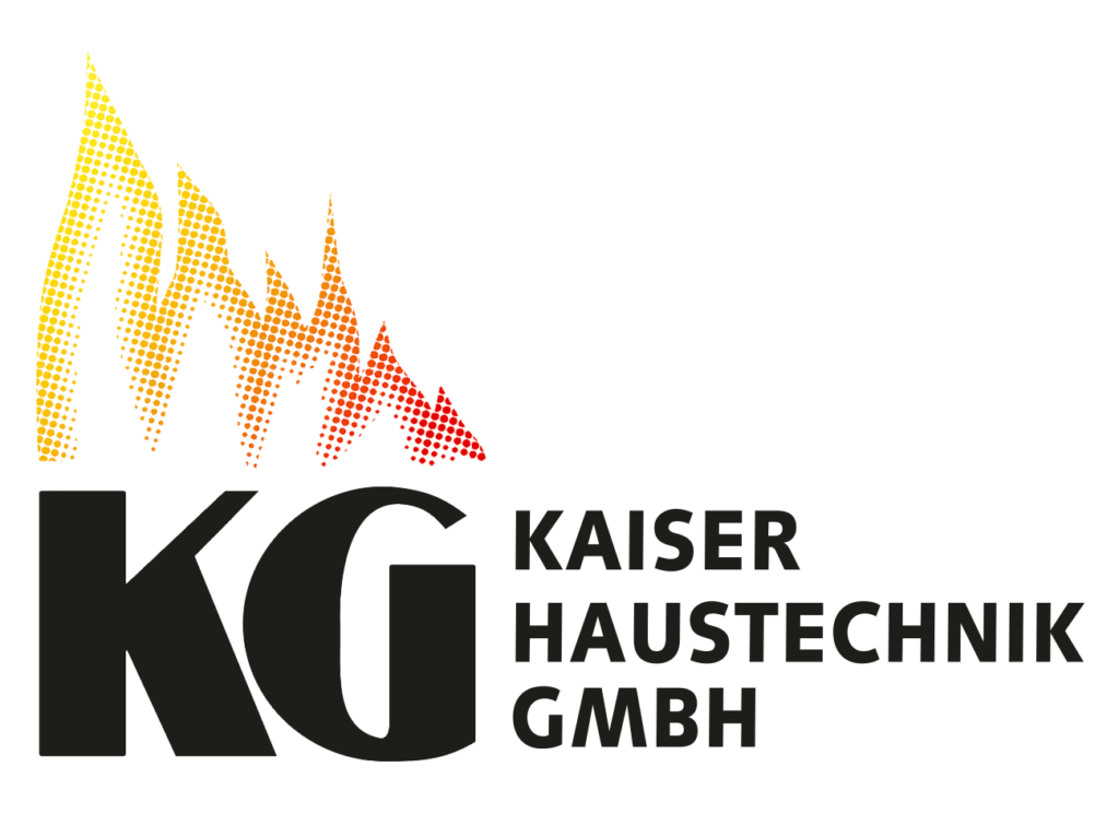 Haustechnik Logo Flamme+kg+text Rechts